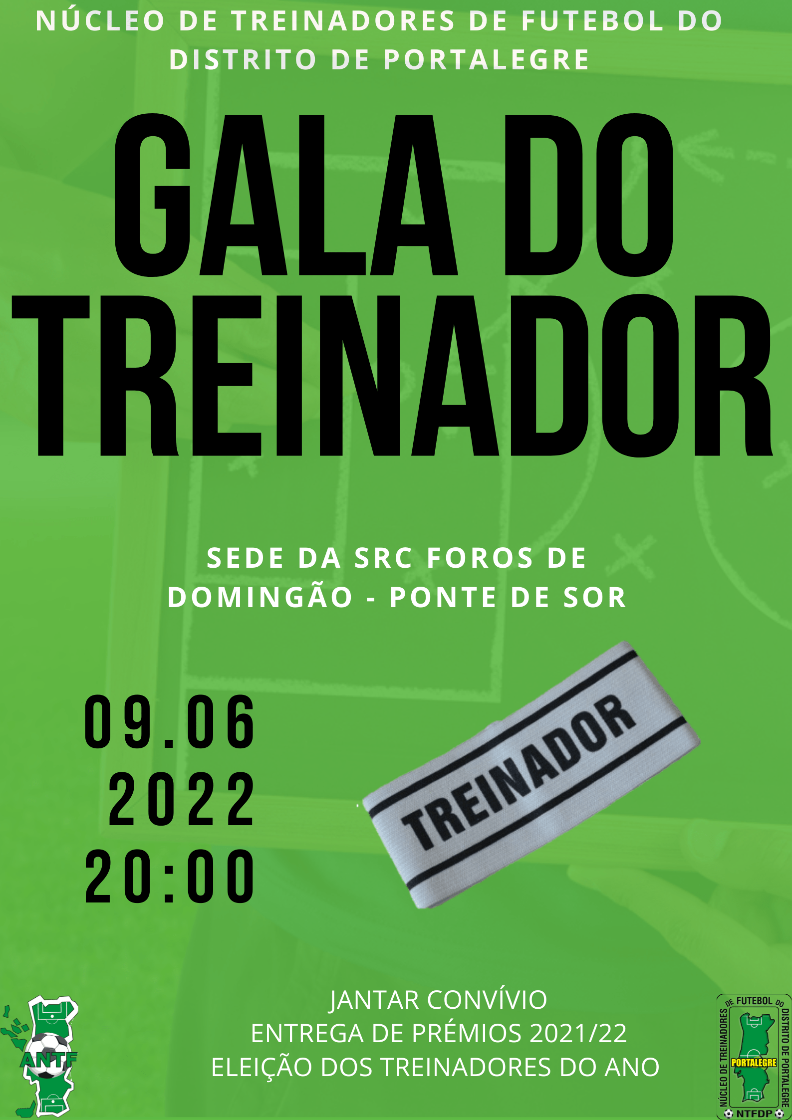 Cartaz Gala do Treinador 2022
