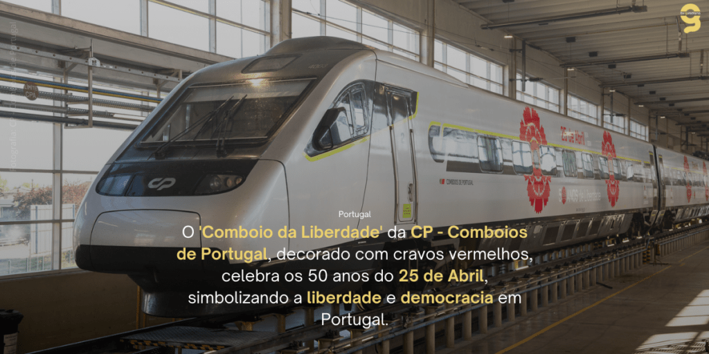 CP CELEBRA 50 ANOS DO 25 DE ABRIL COM ‘COMBOIO DA LIBERDADE’