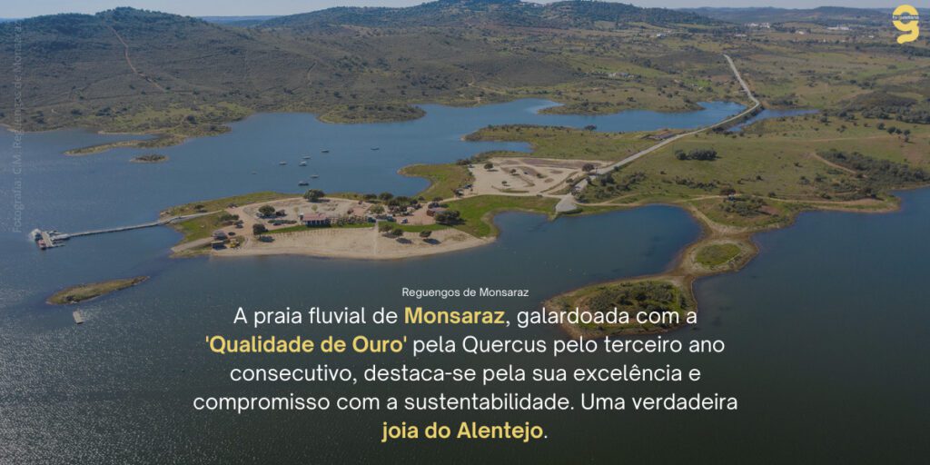 TRADIÇÃO DE QUALIDADE: PRAIA FLUVIAL DE MONSARAZ RECEBE DISTINÇÃO DA QUERCUS PELO TERCEIRO ANO