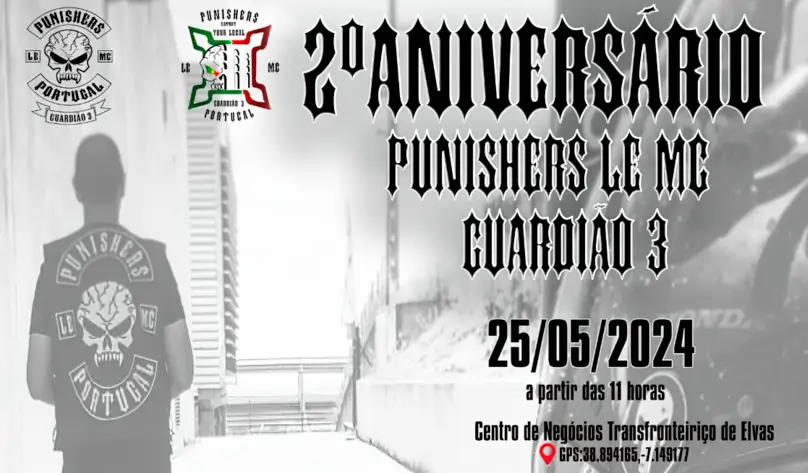 PUNISHERS DE ELVAS CELEBRAM 2º ANIVERSÁRIO COM EVENTO SOLIDÁRIO