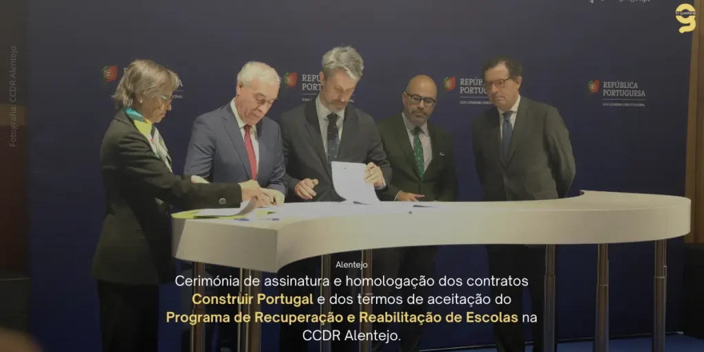 CONTRATOS CONSTRUIR PORTUGAL ASSINADOS NA CCDR ALENTEJO