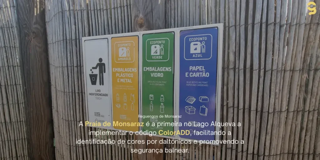 PRAIA DE MONSARAZ: PRIMEIRA A USAR COLORADD NO LAGO ALQUEVA