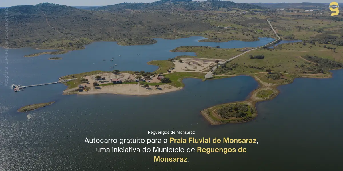 TRANSPORTE GRATUITO PARA A PRAIA DE MONSARAZ: INICIATIVA DO MUNICÍPIO DE REGUENGOS DE MONSARAZ