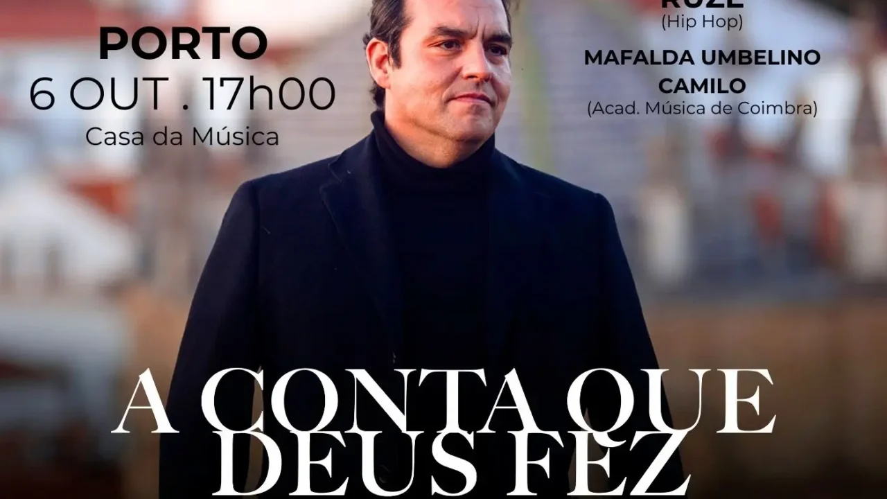 JOÃO FARINHA APRESENTA NOVO DISCO “A CONTA QUE DEUS FEZ” EM COIMBRA E PORTO