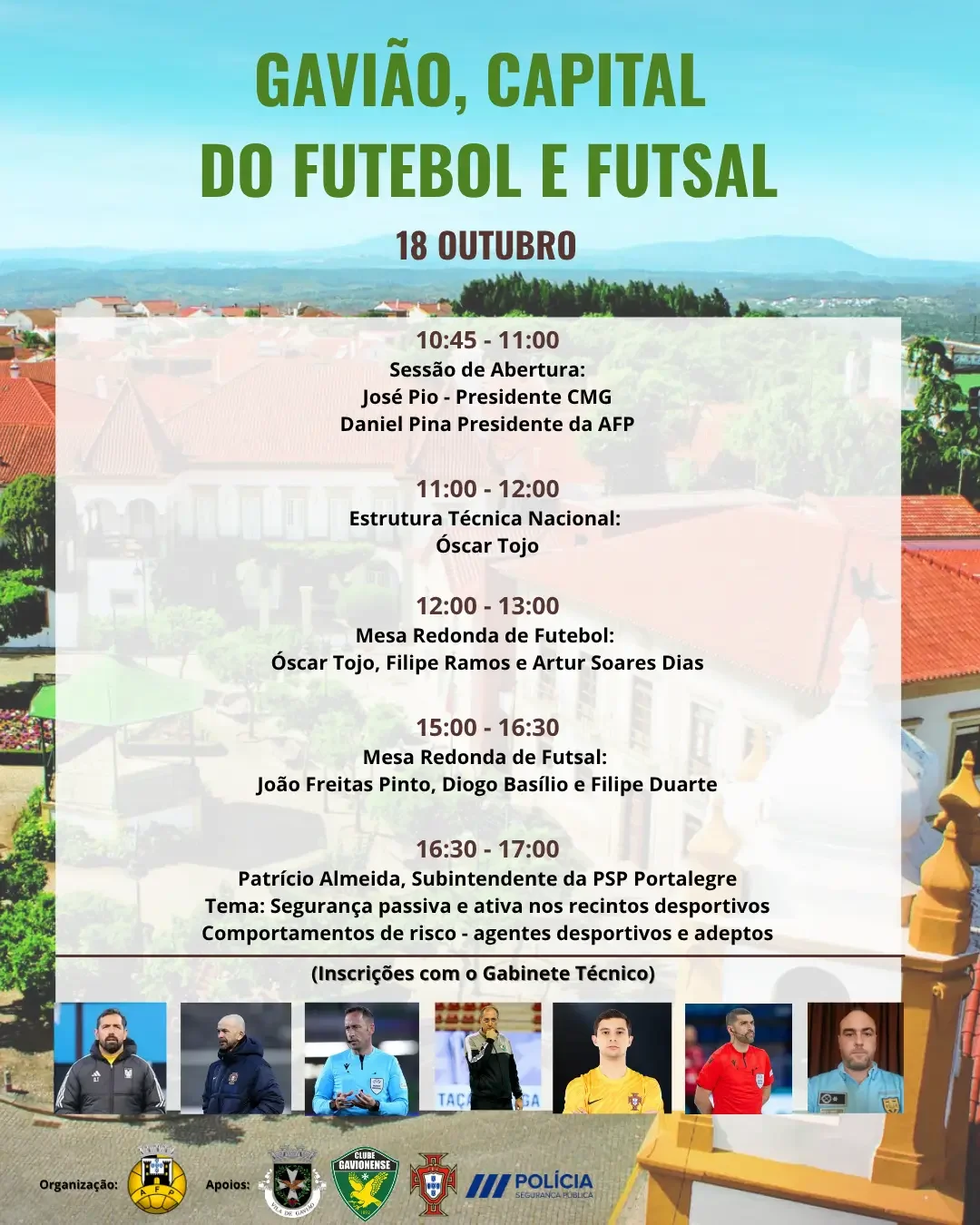 GAVIÃO COLOCA O ALENTEJO NO MAPA DO DESPORTO NACIONAL COM O COLÓQUIO “ENTRE O GOLO E O APITO” 3 gavião futebol futsal gavião futebol futsal
